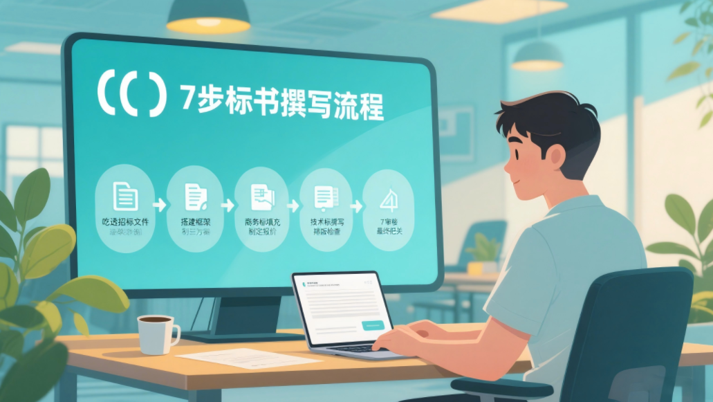 新手写标书无从下手?从框架到内容的7步完整流程