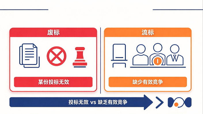 废标和流标有什么区别?